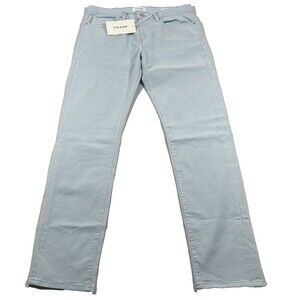 Frame Mens L'Homme Slim Fit 5 Pocket Twill Pants Ballad Blue Chinos Sz 31 NEW